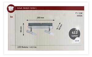 Paulmann 66635 - 2xLED/4,5W Reflektor LAUNCHER 230V