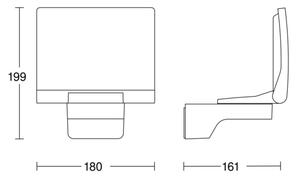 Steinel 068097 - LED Reflektor XLED PRO 240 LED/19,3W/230V IP44 črna