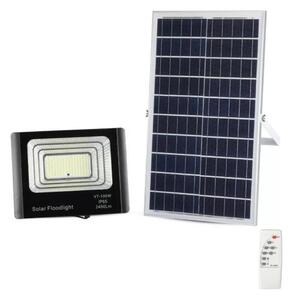 LED Zatemnitveni solarni reflektor LED/35W/10V 4000K IP65 + Daljinski upravljalnik