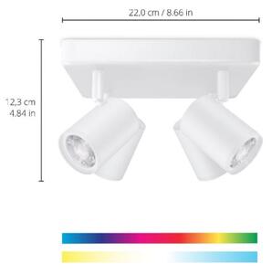 WiZ - LED RGBW Zatemnitveni reflektor IMAGEO 4xGU10/4,9W/230V bela Wi-Fi