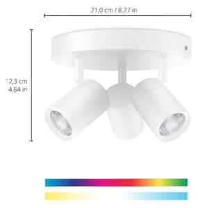 WiZ - LED RGBW Zatemnitveni reflektor IMAGEO 3xGU10/4,9W/230V bela Wi-Fi