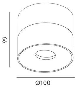 LED Zatemnitveni reflektor LAHTI LED/10,5W/230V 3000K CRI 90 črna