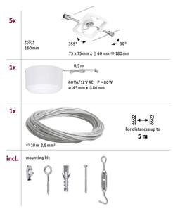 Paulmann 94134 - SET 5xGU5,3/10W Reflektor MAC 230V bela