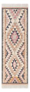 Siv ročno tkan tekač iz jute 80x200 cm Roya Parsa – Elle Decoration
