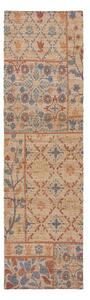 Ročno tkan tekač iz mešanice jute v naravni barvi 60x230 cm Taylor Patchwork – Flair Rugs