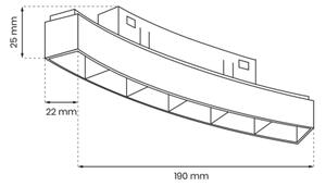 LED Svetilka za tračni sistem MAGNETIC TRACK LED/6W/48V 4000K črna