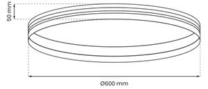 Tračni sistem MAGNETIC TRACK pr. 60 cm črna