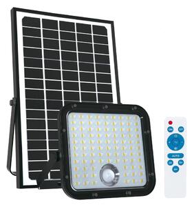 Zunanji solarni reflektor s senzorjem LED/30W/6,4V 4000K IP65 + RC