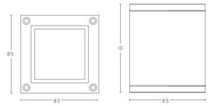 Zambelis E270 - Zunanji reflektor 1xGU10/35W/230V IP65 bela