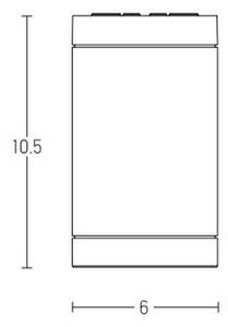 Zambelis E219 - Zunanji reflektor 1xGU10/7W/230V IP54 črna