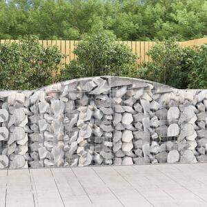 VidaXL Obokane gabion košare 20 kosi 400x50x100/120cm pocinkano železo