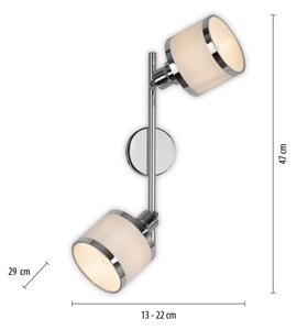 Leuchten Direkt 15372-17 - Reflektor ACCOR 2xE14/25W/230V