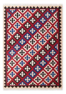 Rdeča obojestranska ročno tkana volnena preproga 120x170 cm Kamal Rami – Nouristan