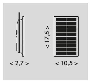 Ecolite DX-SOLAR-3000/5M - LED Solarni trak 3,7V 2400mAh 5m IP65