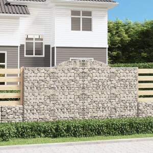 VidaXL Obokane gabion košare 3 kosi 300x50x160/180 cm pocinkano železo