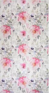 Rožnata/slonokoščena pralna preproga 80x150 cm Pink Garden – Vitaus