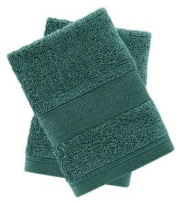 Temno zelene frotirne bombažne brisače v kompletu 2 ks 30x30 cm Anti-Bacterial – Catherine Lansfield