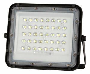 LED Zunanji solarni reflektor LED/10W/3,2V IP65 4000K črna + Daljinski upravljalnik