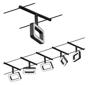 Paulmann 94485 - SET 5xLED/4,8W Reflektor FRAME 230V črna