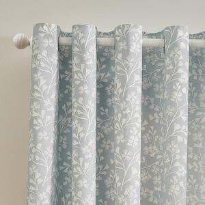 Modre zavese v kompletu 2 ks 168x137 cm Brooke Floral – Catherine Lansfield