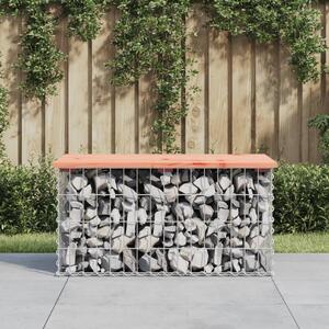 VidaXL Vrtna klop gabion 83x44x42 cm trden les douglas