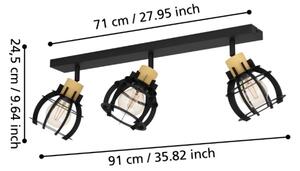 Eglo 43928 - Reflektor STILLINGTON 3xE27/40W/230V