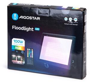 Aigostar - LED RGB Reflektor LED/100W/230V IP65 + Daljinski upravljalnik