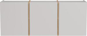 Kremno bela omara za hodnik 138x55x29 cm Libbiano – Germania