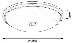 Rabalux - LED Stropna svetilka LED/24W/230V