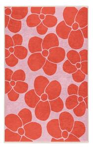 Rdeča/rožnata pralna preproga 60x100 cm Poppy Fields – Mila Home
