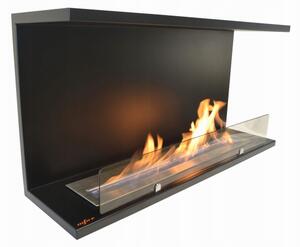 InFire - Vgradni BIO kamin 100x50 cm 3kW črna