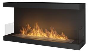 InFire - Vgradni BIO kamin 100x50 cm 3kW črna