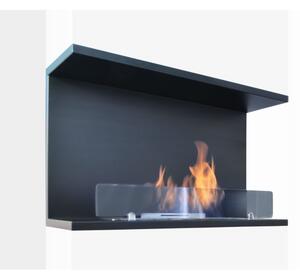 InFire - Vgradni BIO kamin 80x45 cm 3kW črna