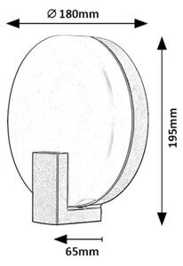 Rabalux 7074 - LED Zunanja stenska luč CYPRUS LED/10W/230V IP44