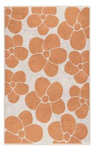 Oranžna pralna preproga 60x100 cm Orange Meadow – Mila Home