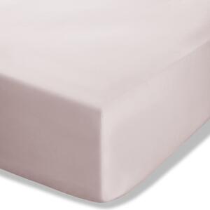 Svetlo rožnata napenjalna rjuha iz perkala 90x190 cm Easy Iron Percale – Catherine Lansfield