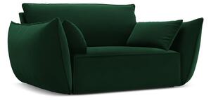 Temno zelen žameten fotelj Vanda – Mazzini Sofas