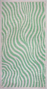 Zelena pralna preproga 60x100 cm Green Zebra – Vitaus