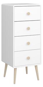 Kabinet GAIA 102,4x41,4 cm bela/hrast