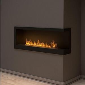 InFire - Kotni BIO kamin 45x120 cm 3kW črna