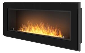 InFire - Vgradni BIO kamin 49x120 cm 3kW črna