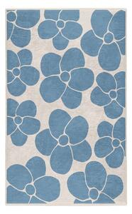 Modra pralna preproga 60x100 cm Blue Meadow – Mila Home