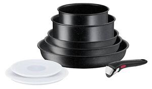 Tefal - Set kuhinjske posode 8 kom. INGENIO BLACK STONE