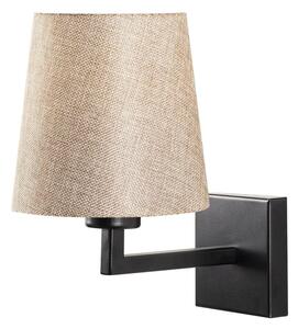 Črna/kremno bela stenska svetilka ø 18 cm Profil – Opviq lights