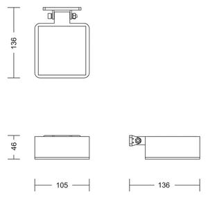 Philips - LED Solarna stenska svetilka VYNCE LED/1,5W/3,7V IP44