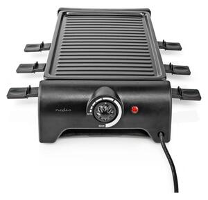 Nedis FCRA220FBK6 - Raclette žar z dodatki 1000W/230V