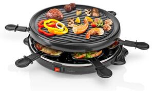 Nedis FCRA210FBK6 - Raclette žar z dodatki 800W/230V