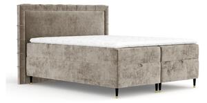 Bež boxspring postelja s prostorom za shranjevanje 180x200 cm Voyage – Maison de Rêve