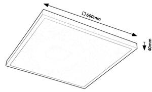 Rabalux 71078 - LED Nadgradni panel DAMEK LED/40W/230V 4000K 60x60 cm