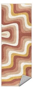 Oker rumen/prašno rožnat pralen tekač 60x230 cm Creamy Strawberry Swirl – Mila Home